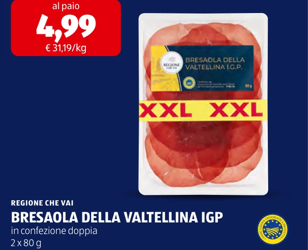 BRESAOLA DELLA VALTELLINA IGP - Regione Che Vai