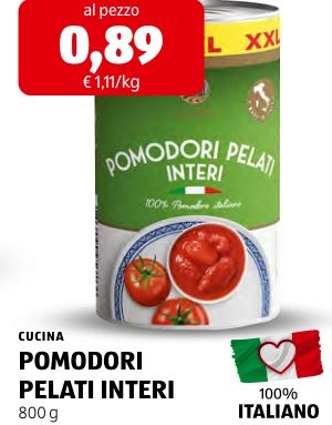 POMODORI PELATI INTERI - Cucina