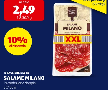 SALAME MILANO - Il Tagliere Del Re