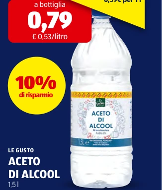 ACETO DI ALCOOL - Le Gusto