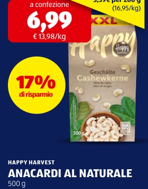 ANACARDI AL NATURALE - Happy Harvest