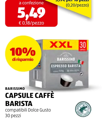 CAPSULE CAFFÈ BARISTA - Barissimo