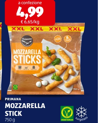MOZZARELLA STICK - Primana