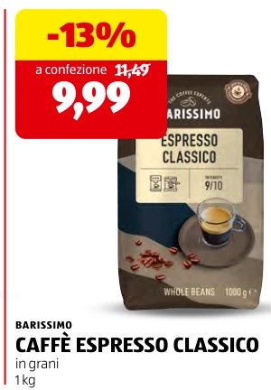 CAFFÈ ESPRESSO CLASSICO - Barissimo