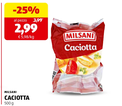 CACIOTTA - Milsani