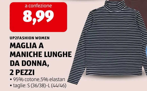 MAGLIA A MANICHE LUNGHE DA DONNA - Up2Fashion Women