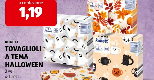 TOVAGLIOLI A TEMA HALLOWEEN - Kokett