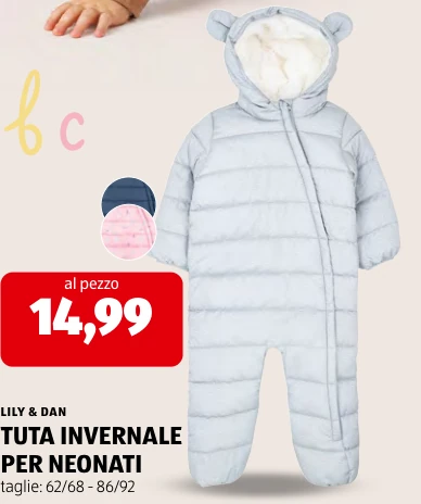 TUTA INVERNALE PER NEONATI - Lily & Dan