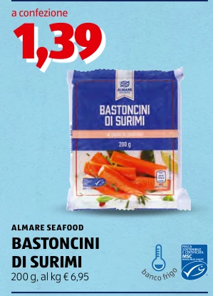 BASTONCINI DI SURIMI - Almare Seafood