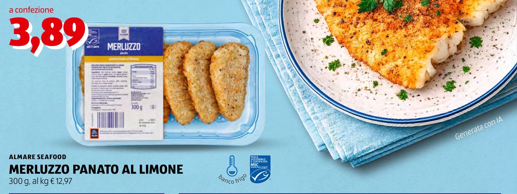MERLUZZO PANATO AL LIMONE - Almare Seafood