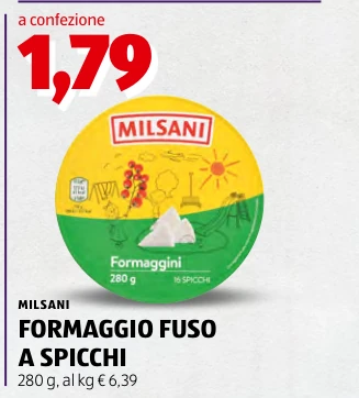 FORMAGGIO FUSO A SPICCHI - Milsani