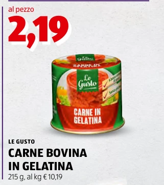 CARNE BOVINA IN GELATINA - Le Gusto