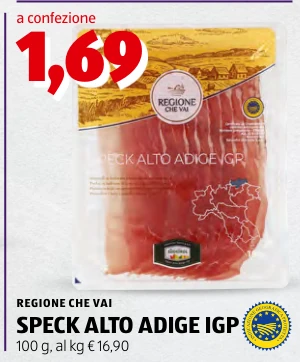 SPECK ALTO ADIGE IGP - Regione Che Vai