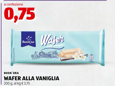 WAFER ALLA VANIGLIA - Buon'Ora