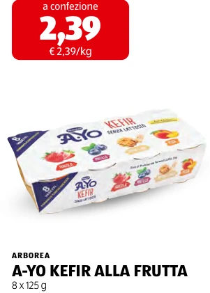 A-YO KEFIR ALLA FRUTTA - Arborea