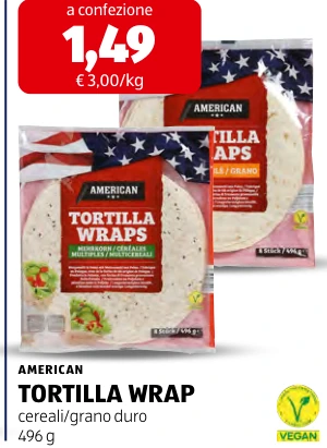 TORTILLA WRAP - American