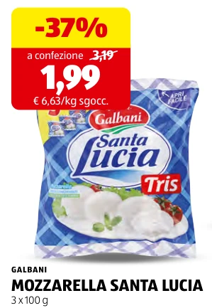 MOZZARELLA SANTA LUCIA - Galbani
