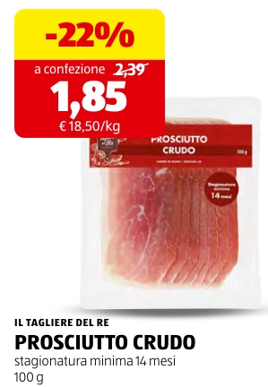 PROSCIUTTO CRUDO - Il Tagliere Del Re