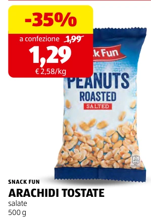 ARACHIDI TOSTATE - Snack Fun