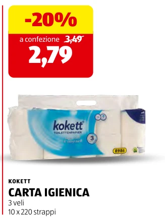 CARTA IGIENICA - Kokett