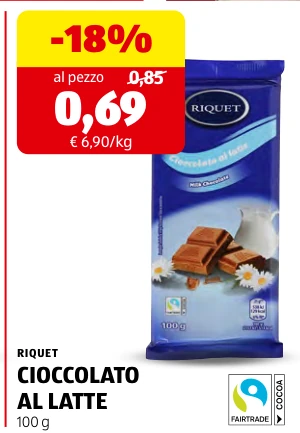 CIOCCOLATO AL LATTE - Riquet
