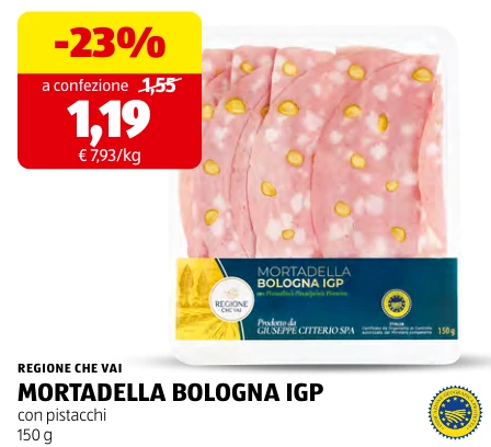 MORTADELLA BOLOGNA IGP - Regione Che Vai