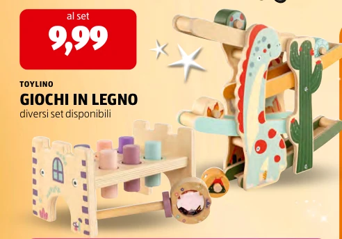 GIOCHI IN LEGNO - Toylino