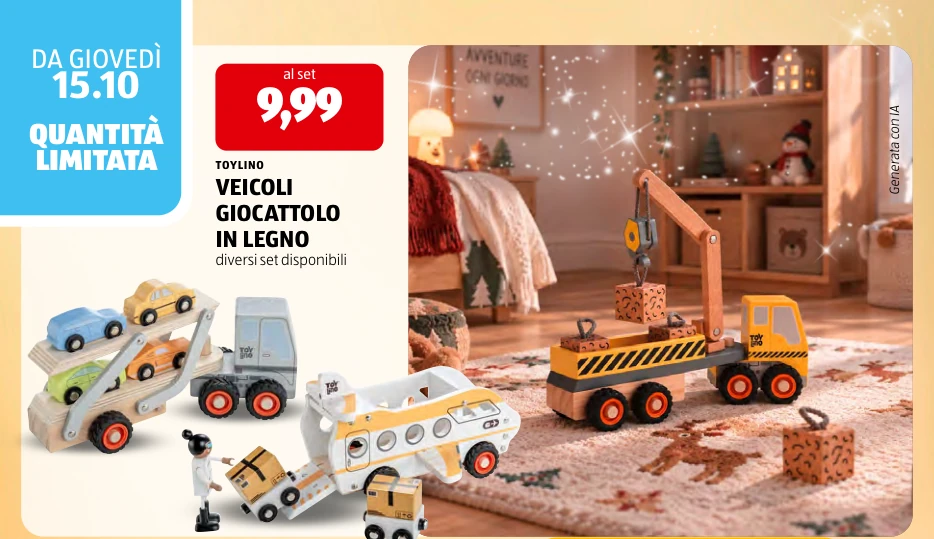 VEICOLI GIOCATTOLO IN LEGNO - Toylino