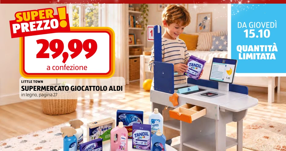 SUPERMERCATO GIOCATTOLO ALDI - Little Town