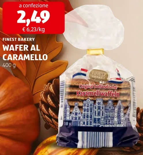WAFER AL CARAMELLO - Finest Bakery