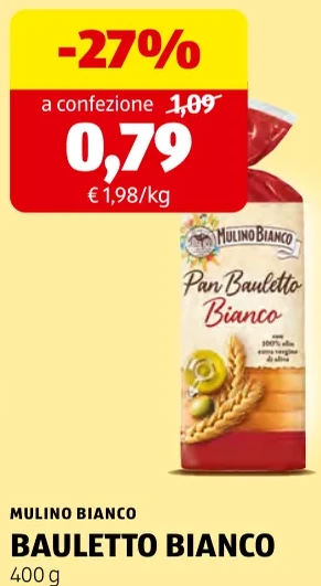 BAULETTO BIANCO - Mulino Bianco