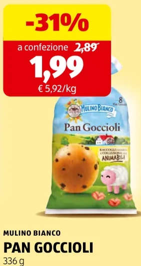 PAN GOCCIOLI - Mulino Bianco