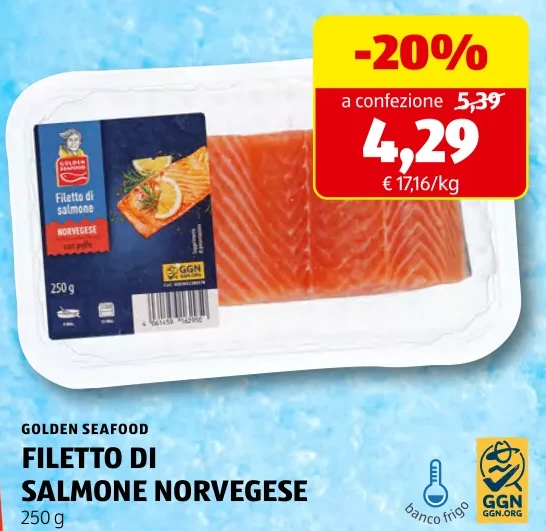 FILETTO DI SALMONE NORVEGESE - Golden Seafood