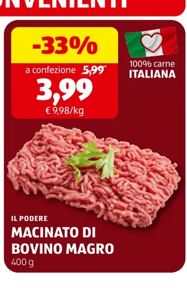 MACINATO DI BOVINO MAGRO - Il Podere