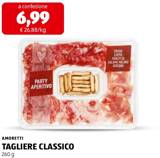 TAGLIERE CLASSICO - Amoretti