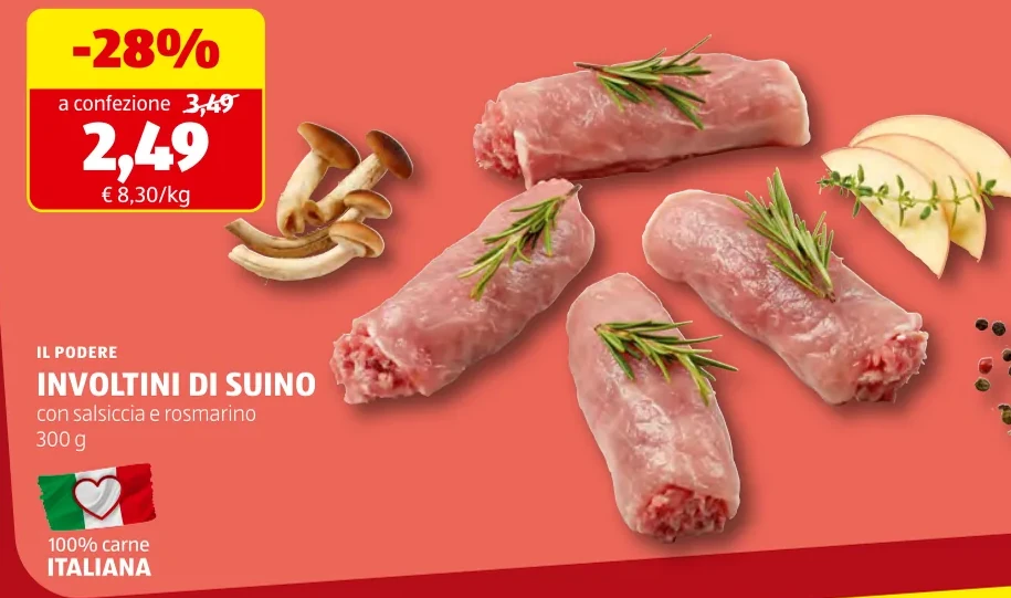 INVOLTINI DI SUINO - Il Podere