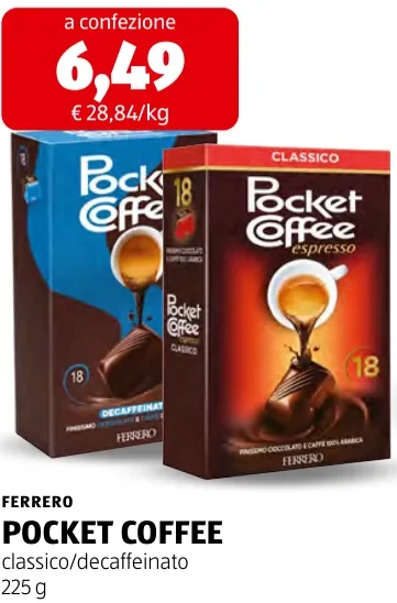 POCKET COFFEE - Ferrero