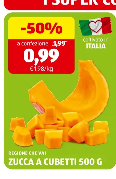 ZUCCA A CUBETTI - Regione Che Vai
