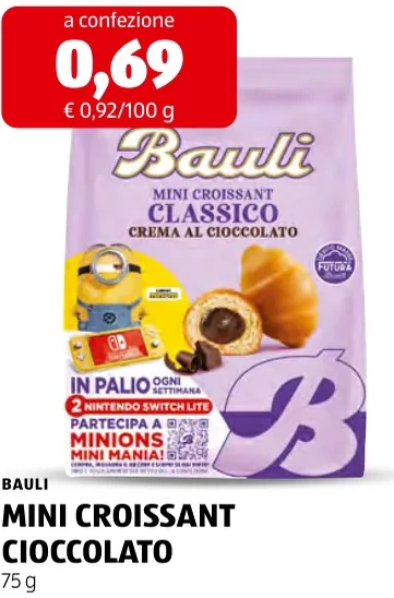 MINI CROISSANT CIOCCOLATO - Bauli
