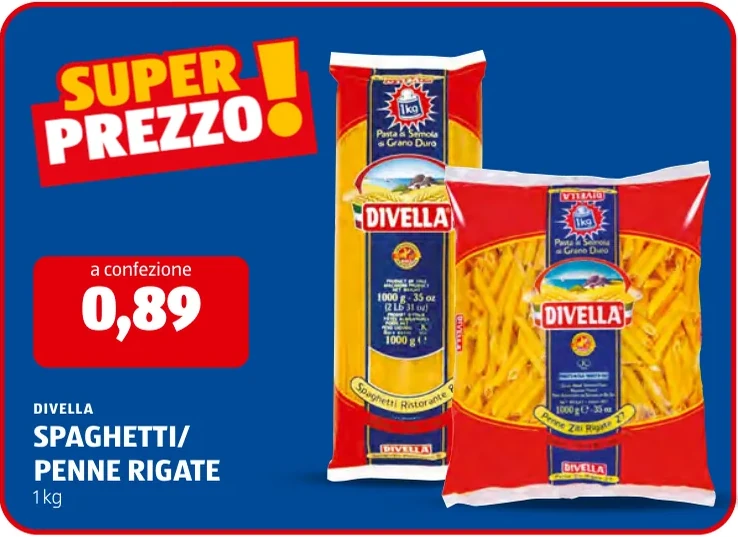 SPAGHETTI/ PENNE RIGATE - Divella