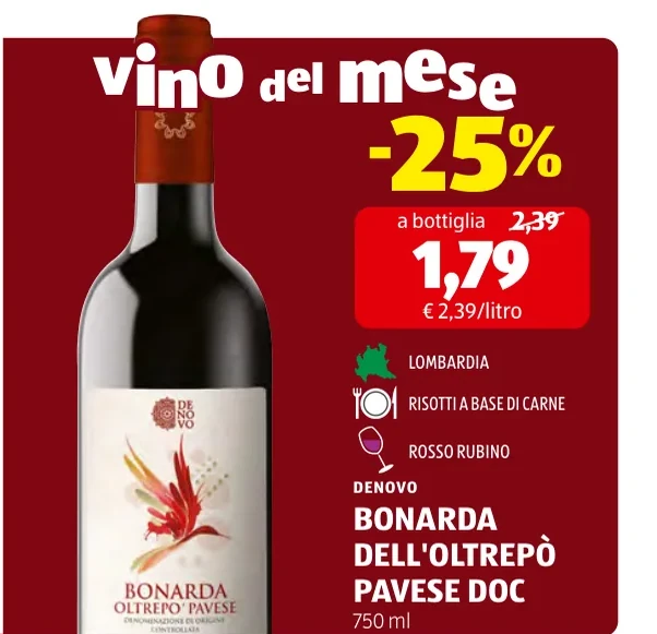 BONARDA DELL'OLTREPÒ PAVESE DOC - Denovo