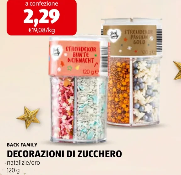 DECORAZIONI DI ZUCCHERO - Back Family