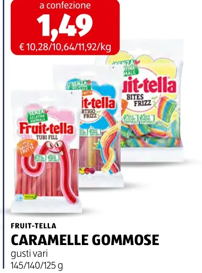 CARAMELLE GOMMOSE - Fruit-Tella