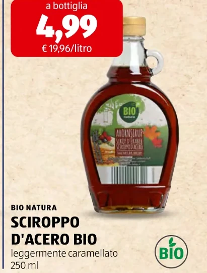 SCIROPPO D'ACERO BIO - Bio Natura