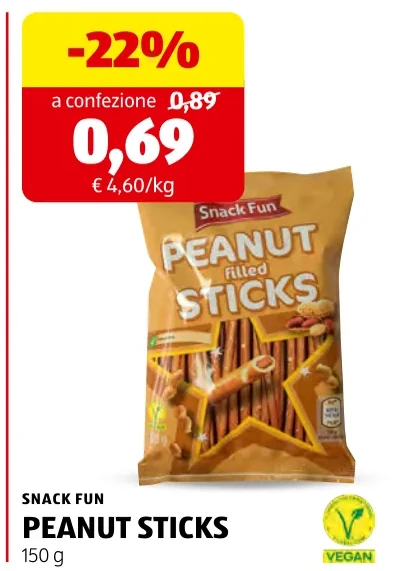 PEANUT STICKS - Snack Fun