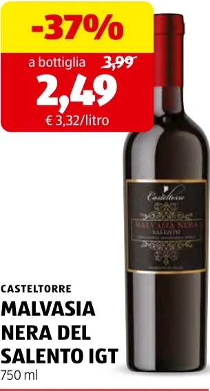 MALVASIA NERA DEL SALENTO IGT - Casteltorre