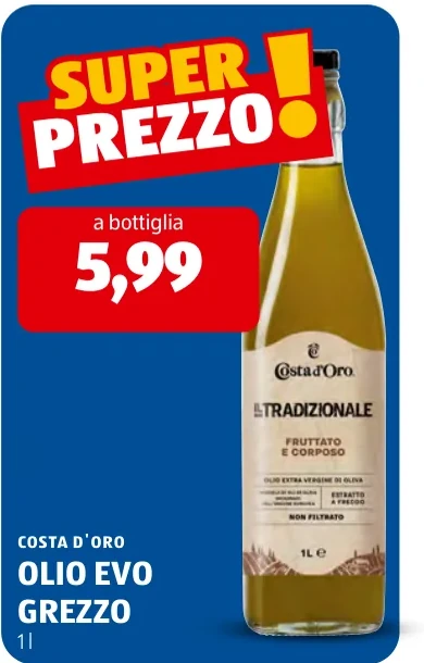 OLIO EVO GREZZO - Costa D'Oro
