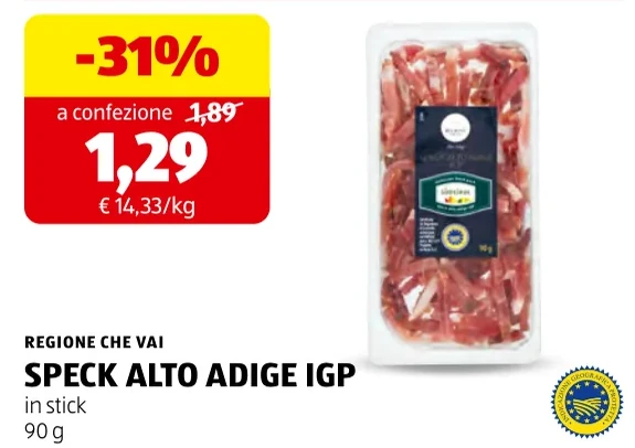 SPECK ALTO ADIGE IGP - Regione Che Vai