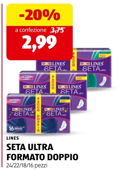 SETA ULTRA FORMATO DOPPIO - Lines