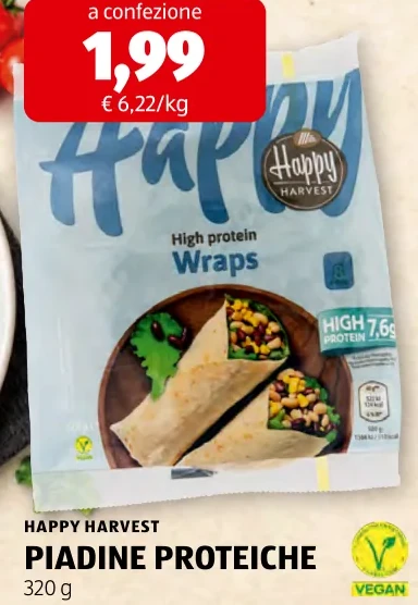 PIADINE PROTEICHE - Happy Harvest